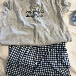 Girls pajama shorts set